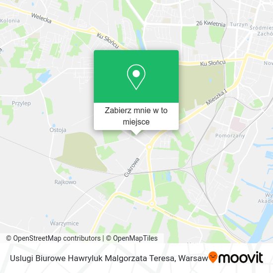 Mapa Uslugi Biurowe Hawryluk Malgorzata Teresa