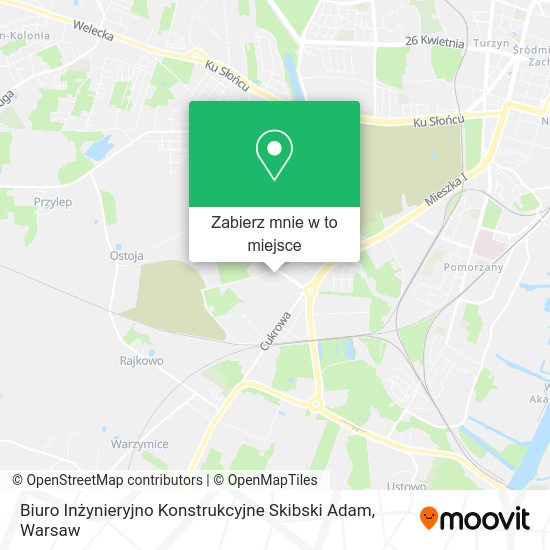 Mapa Biuro Inżynieryjno Konstrukcyjne Skibski Adam