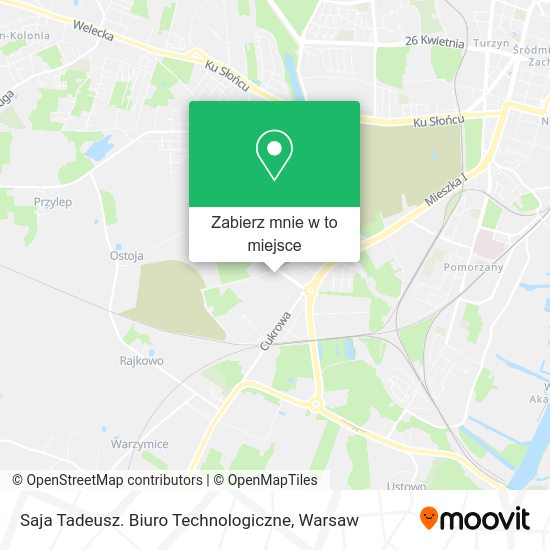 Mapa Saja Tadeusz. Biuro Technologiczne