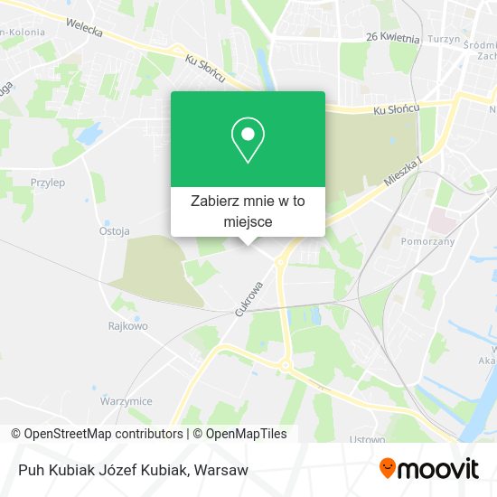 Mapa Puh Kubiak Józef Kubiak