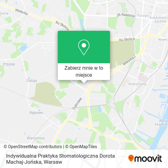 Mapa Indywidualna Praktyka Stomatologiczna Dorota Machaj-Jońska