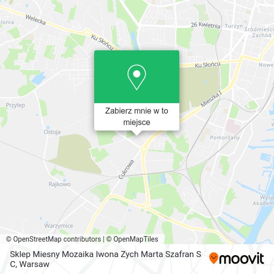 Mapa Sklep Miesny Mozaika Iwona Zych Marta Szafran S C