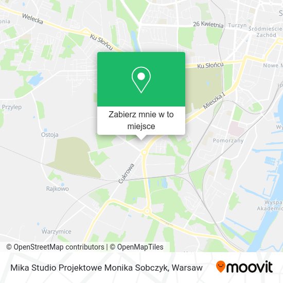 Mapa Mika Studio Projektowe Monika Sobczyk