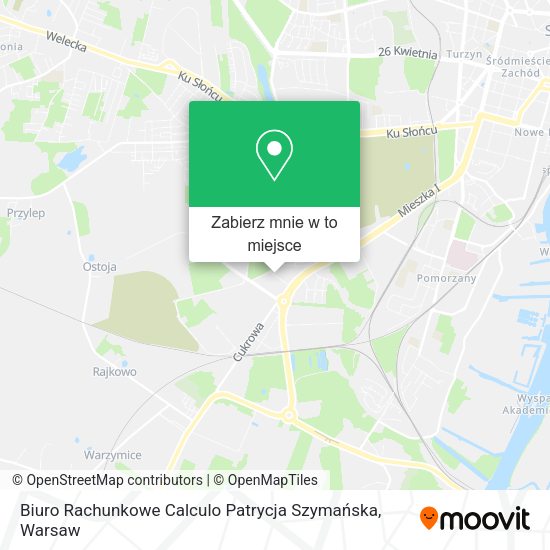 Mapa Biuro Rachunkowe Calculo Patrycja Szymańska