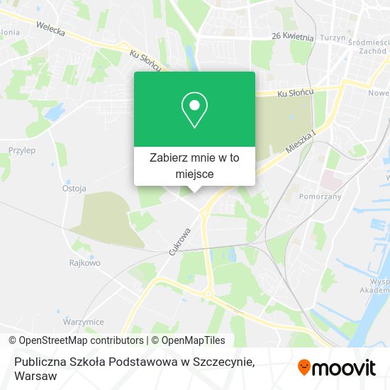 Mapa Publiczna Szkoła Podstawowa w Szczecynie