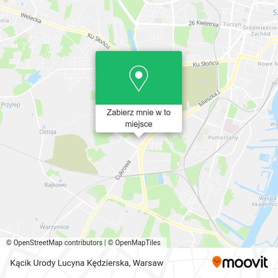 Mapa Kącik Urody Lucyna Kędzierska