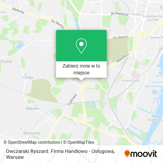 Mapa Owczarski Ryszard. Firma Handlowo - Usługowa