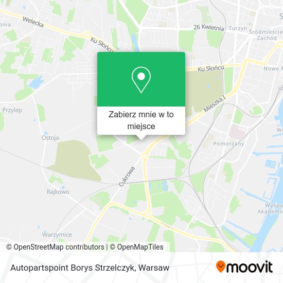 Mapa Autopartspoint Borys Strzelczyk