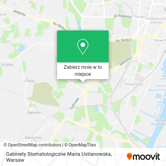 Mapa Gabinety Stomatologiczne Maria Ustianowska