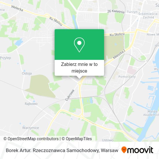 Mapa Borek Artur. Rzeczoznawca Samochodowy