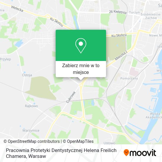 Mapa Pracownia Protetyki Dentystycznej Helena Freilich Chamera