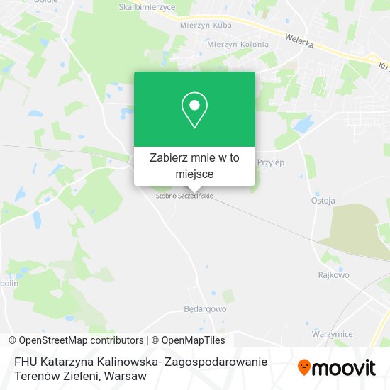 Mapa FHU Katarzyna Kalinowska- Zagospodarowanie Terenów Zieleni