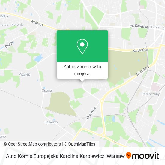 Mapa Auto Komis Europejska Karolina Karolewicz