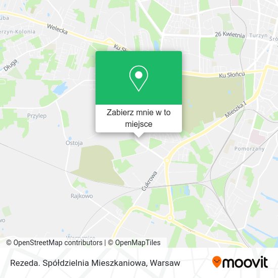 Mapa Rezeda. Spółdzielnia Mieszkaniowa