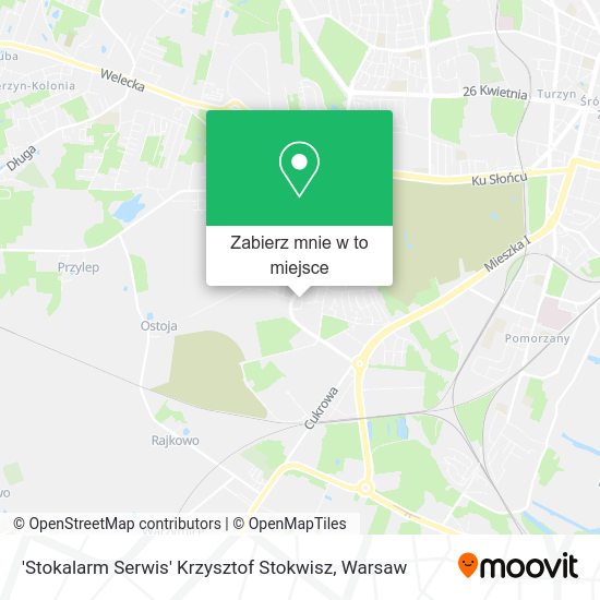 Mapa 'Stokalarm Serwis' Krzysztof Stokwisz