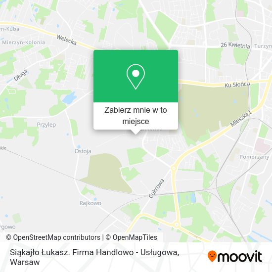 Mapa Siąkajło Łukasz. Firma Handlowo - Usługowa