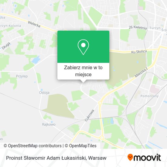 Mapa Proinst Sławomir Adam Łukasiński