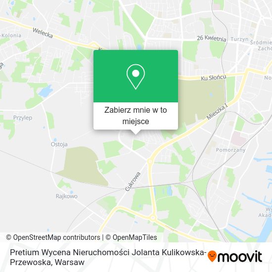 Mapa Pretium Wycena Nieruchomości Jolanta Kulikowska-Przewoska