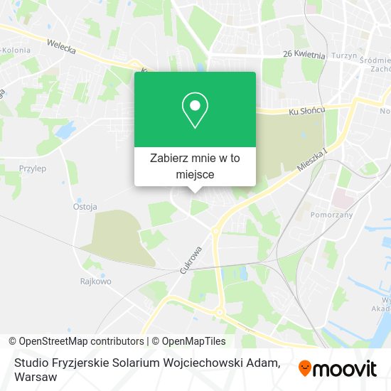 Mapa Studio Fryzjerskie Solarium Wojciechowski Adam