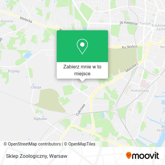 Mapa Sklep Zoologiczny