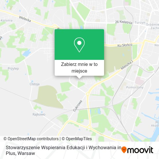 Mapa Stowarzyszenie Wspierania Edukacji i Wychowania in Plus