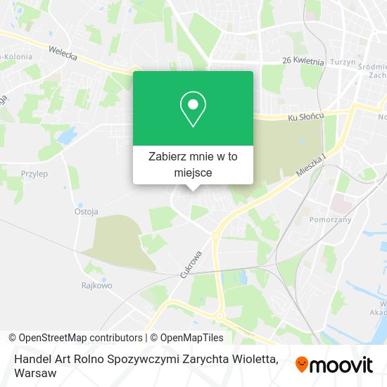 Mapa Handel Art Rolno Spozywczymi Zarychta Wioletta