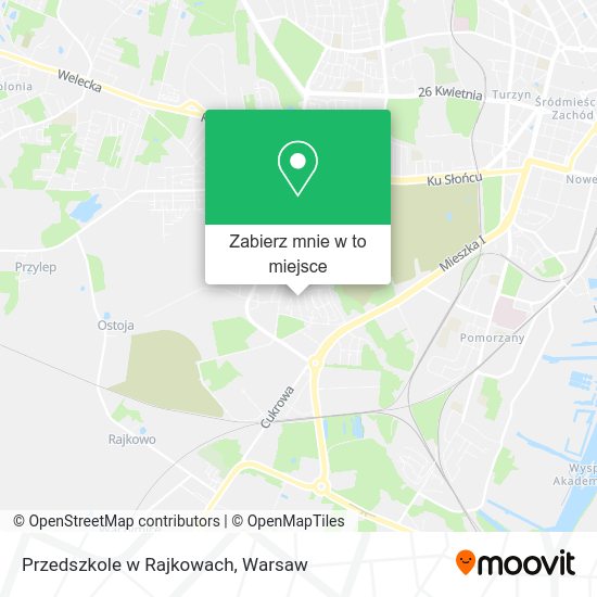 Mapa Przedszkole w Rajkowach