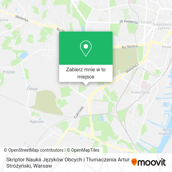 Mapa Skriptor Nauka Języków Obcych i Tłumaczenia Artur Stróżyński