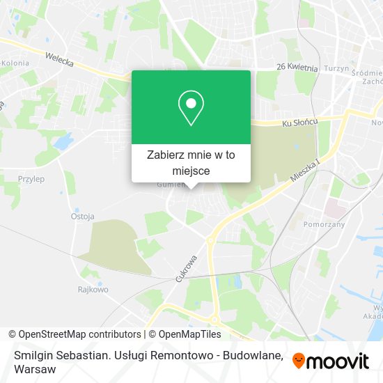 Mapa Smilgin Sebastian. Usługi Remontowo - Budowlane