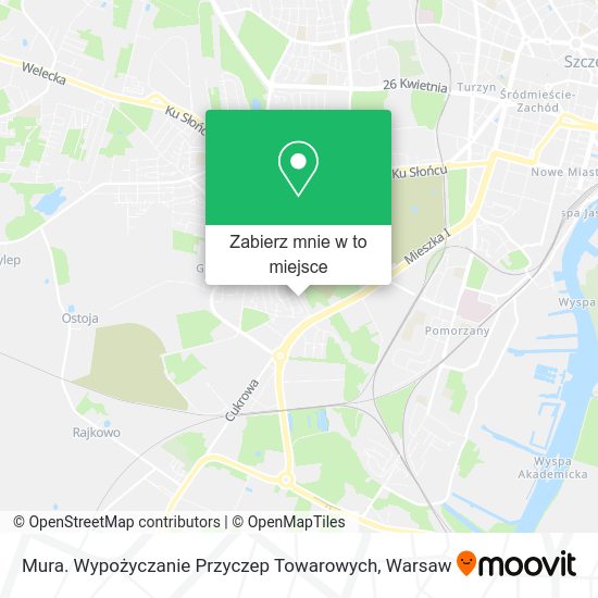 Mapa Mura. Wypożyczanie Przyczep Towarowych