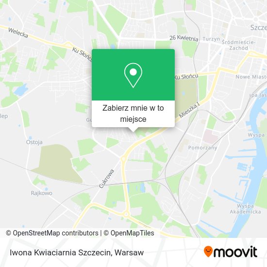 Mapa Iwona Kwiaciarnia Szczecin