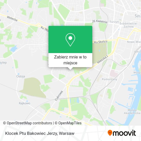 Mapa Klocek Ptu Bakowiec Jerzy