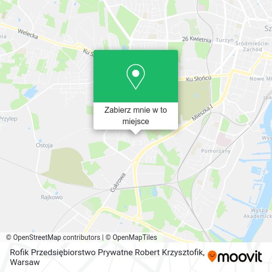 Mapa Rofik Przedsiębiorstwo Prywatne Robert Krzysztofik