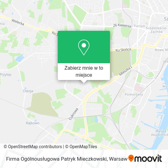 Mapa Firma Ogólnousługowa Patryk Mieczkowski