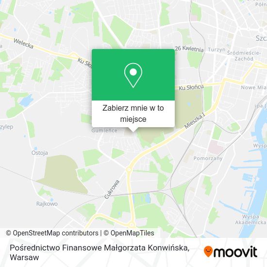 Mapa Pośrednictwo Finansowe Małgorzata Konwińska