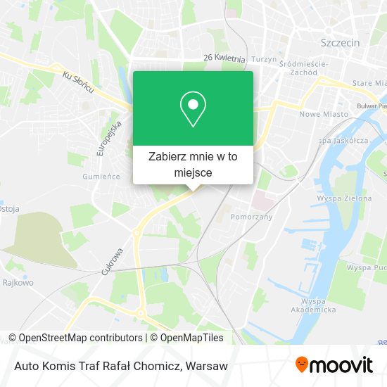 Mapa Auto Komis Traf Rafał Chomicz