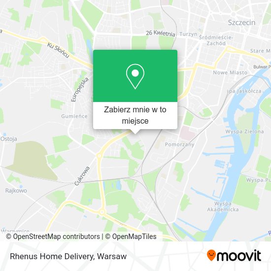 Mapa Rhenus Home Delivery