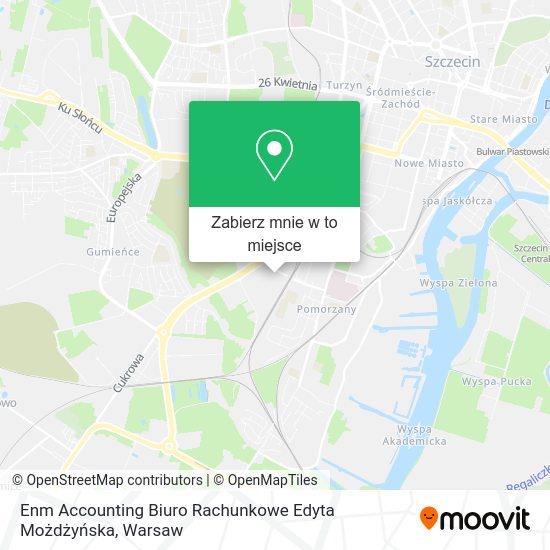 Mapa Enm Accounting Biuro Rachunkowe Edyta Możdżyńska