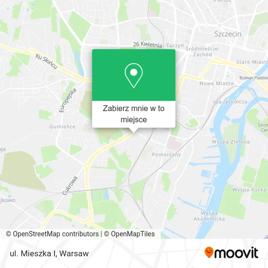 Mapa ul. Mieszka I