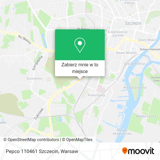 Mapa Pepco 110461 Szczecin