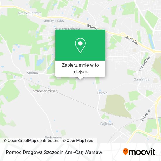 Mapa Pomoc Drogowa Szczecin Ami-Car