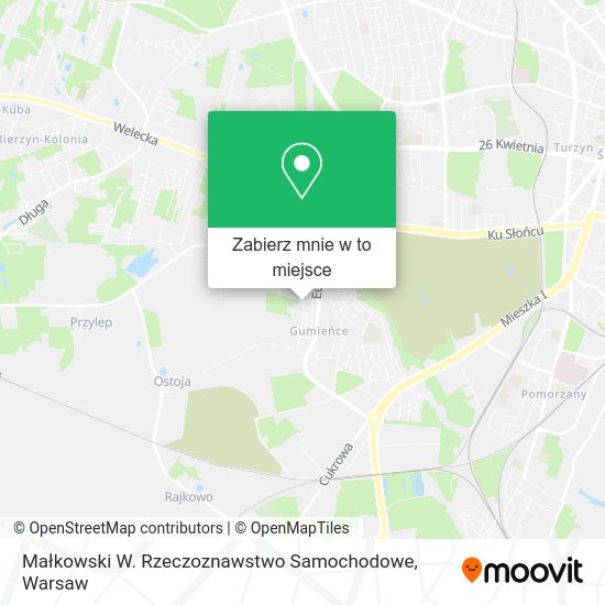 Mapa Małkowski W. Rzeczoznawstwo Samochodowe