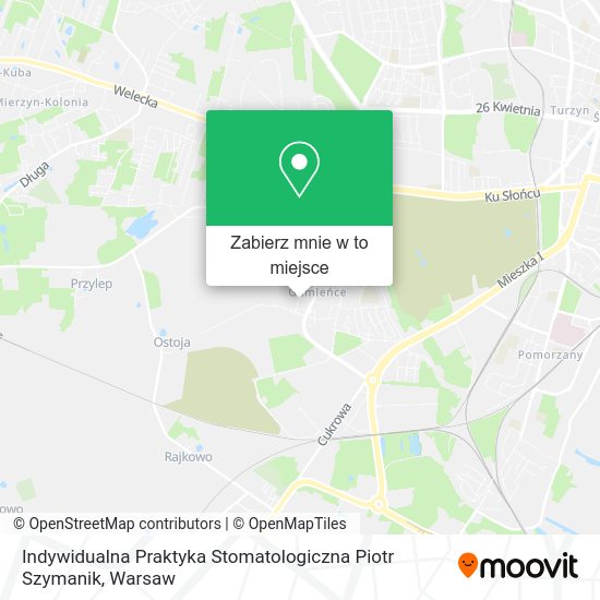 Mapa Indywidualna Praktyka Stomatologiczna Piotr Szymanik