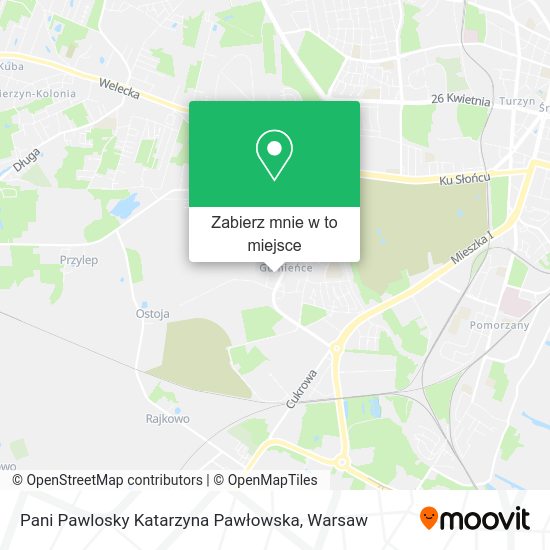 Mapa Pani Pawlosky Katarzyna Pawłowska