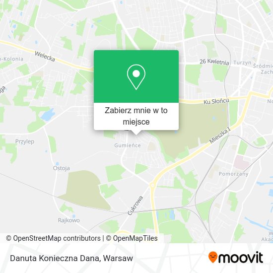 Mapa Danuta Konieczna Dana