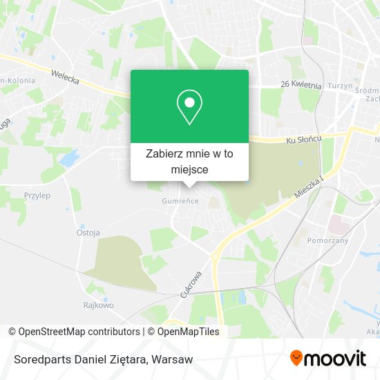 Mapa Soredparts Daniel Ziętara