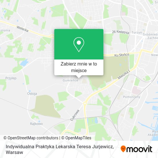 Mapa Indywidualna Praktyka Lekarska Teresa Jurjewicz