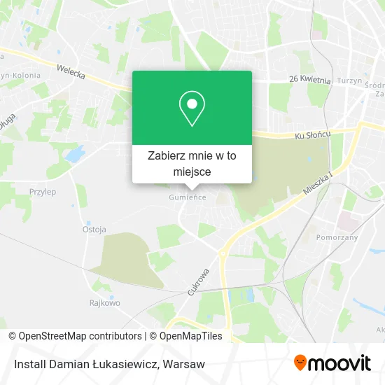 Mapa Install Damian Łukasiewicz