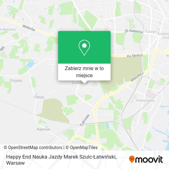 Mapa Happy End Nauka Jazdy Marek Szulc-Łatwiński