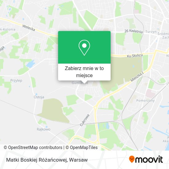 Mapa Matki Boskiej Różańcowej